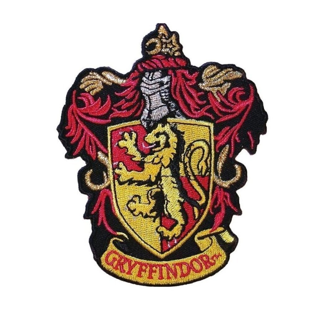 Bioworld Harry Potter Gryffindor Crest 3" Full Color Embroidery Iron-On Patch